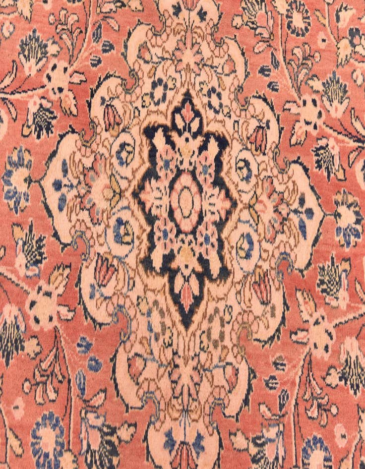 Detail image of  10' 6 x 13' 9  Hand Knotted Sarough Persian Wool Rug