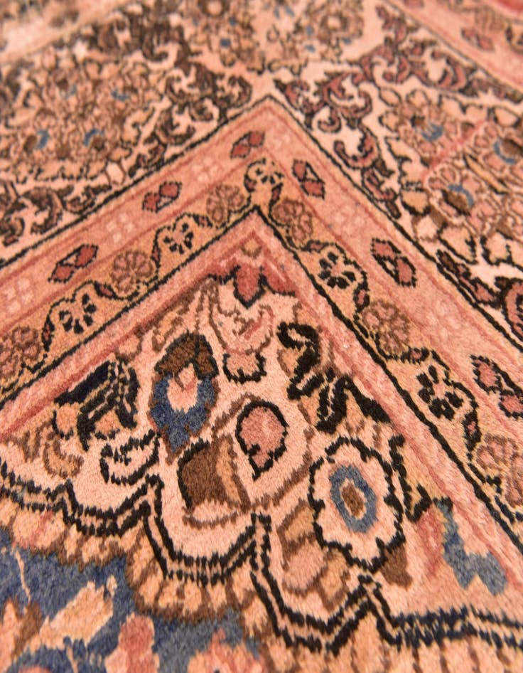 Detail image of  10' 6 x 13' 9  Hand Knotted Sarough Persian Wool Rug