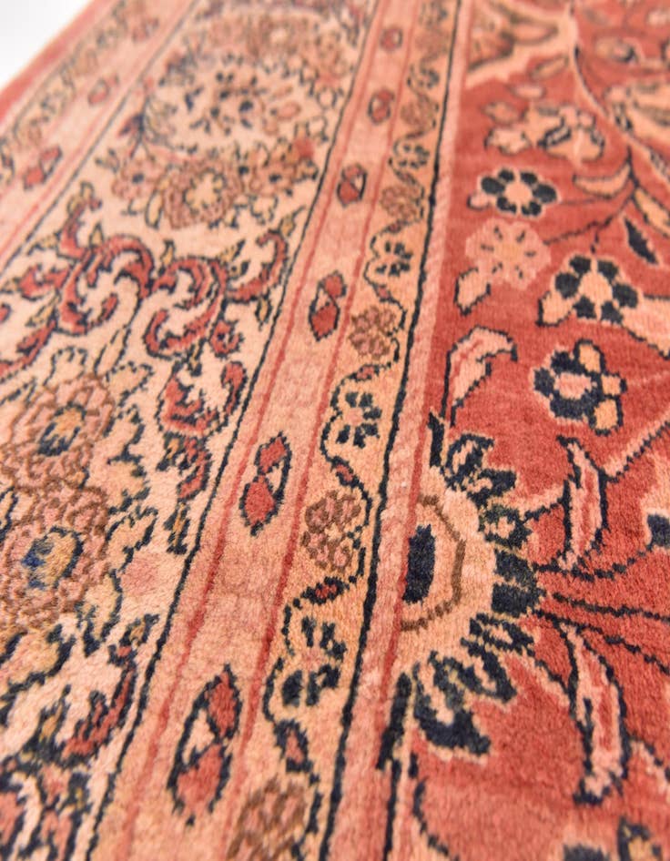 Detail image of  10' 6 x 13' 9  Hand Knotted Sarough Persian Wool Rug