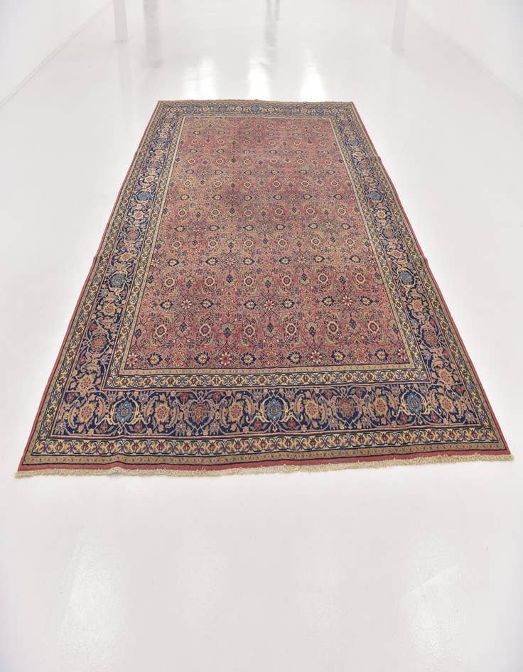 Detail image of  8' 6 x 11' 4  Hand Knotted Sarough Persian Wool Rug