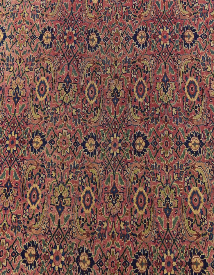 Detail image of  8' 6 x 11' 4  Hand Knotted Sarough Persian Wool Rug