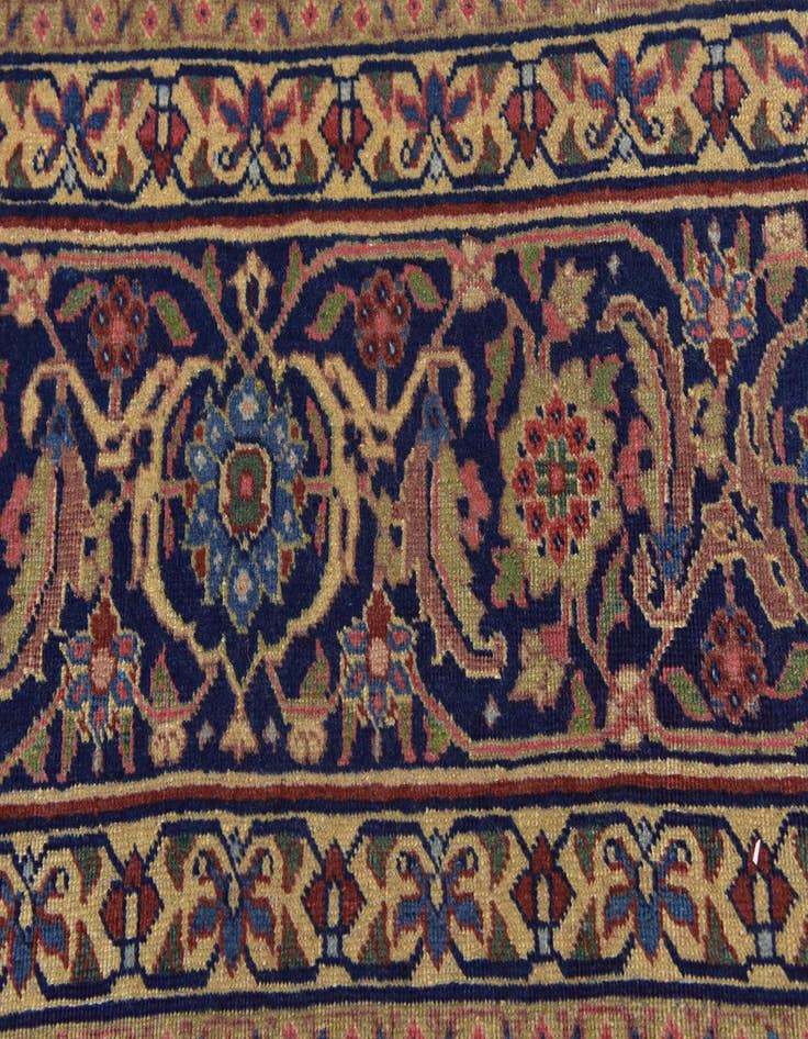 Detail image of  8' 6 x 11' 4  Hand Knotted Sarough Persian Wool Rug