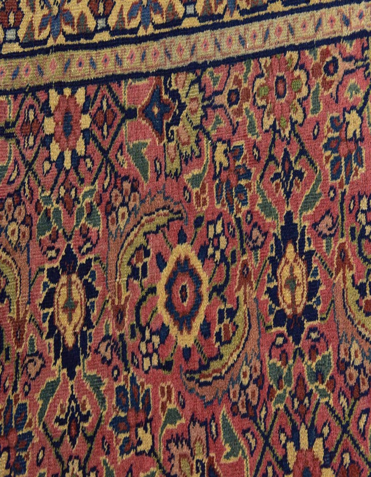 Detail image of  8' 6 x 11' 4  Hand Knotted Sarough Persian Wool Rug