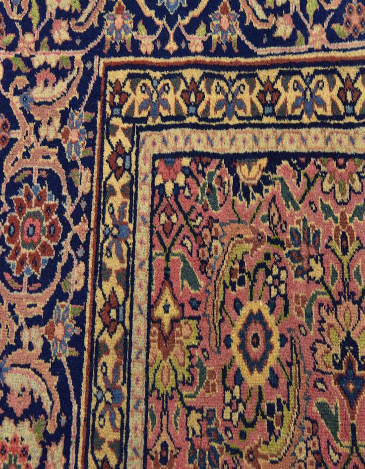 Detail image of  8' 6 x 11' 4  Hand Knotted Sarough Persian Wool Rug