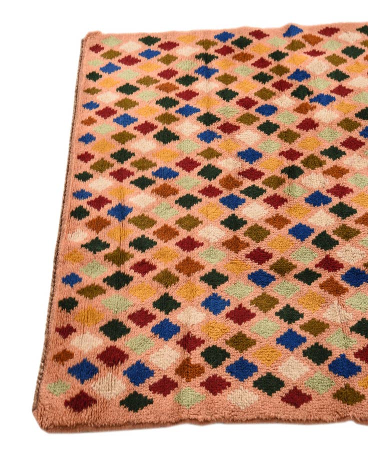 Detail image of  2' 8 x 9' 9  Hand Knotted Balouch Wool Runner Rug