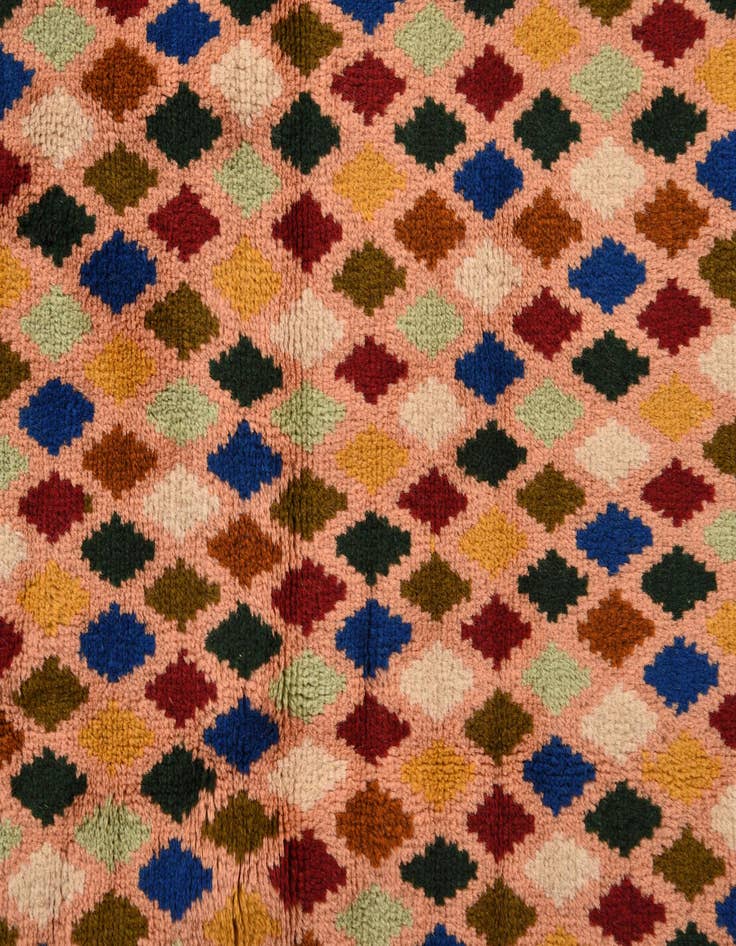 Detail image of  2' 8 x 9' 9  Hand Knotted Balouch Wool Runner Rug