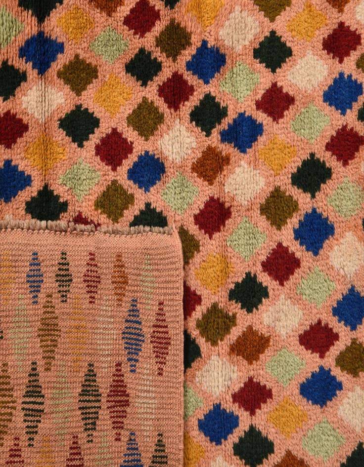 Detail image of  2' 8 x 9' 9  Hand Knotted Balouch Wool Runner Rug