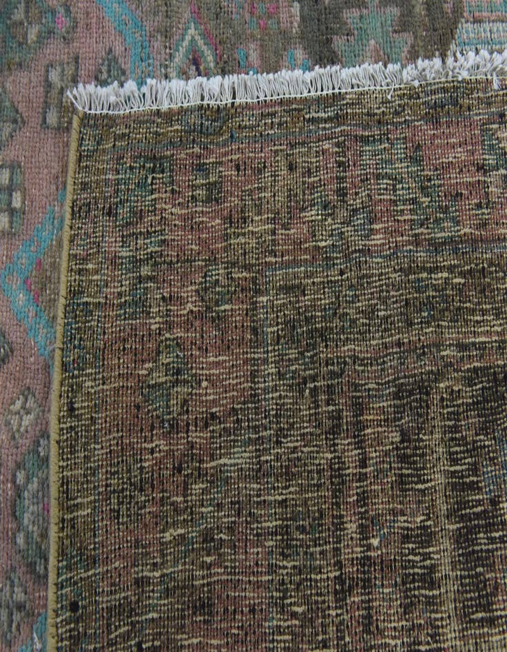 Detail image of 4' 10 x 9' 6 Hand Knotted Ultra Vintage Persian Wool Runner Rug