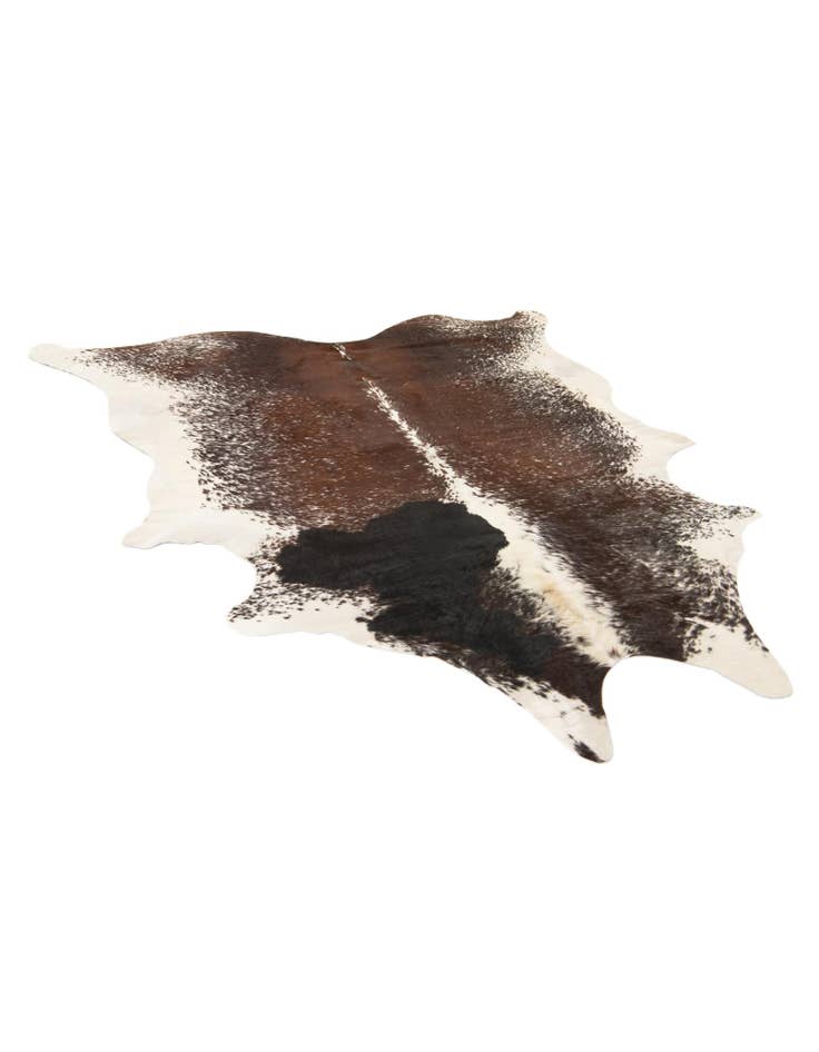 Detail image of  6' 7 x 7' 5 Cowhide Leather Rug