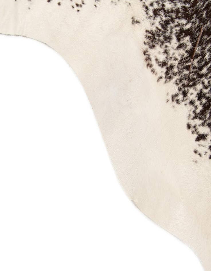 Detail image of  6' 7 x 7' 5 Cowhide Leather Rug