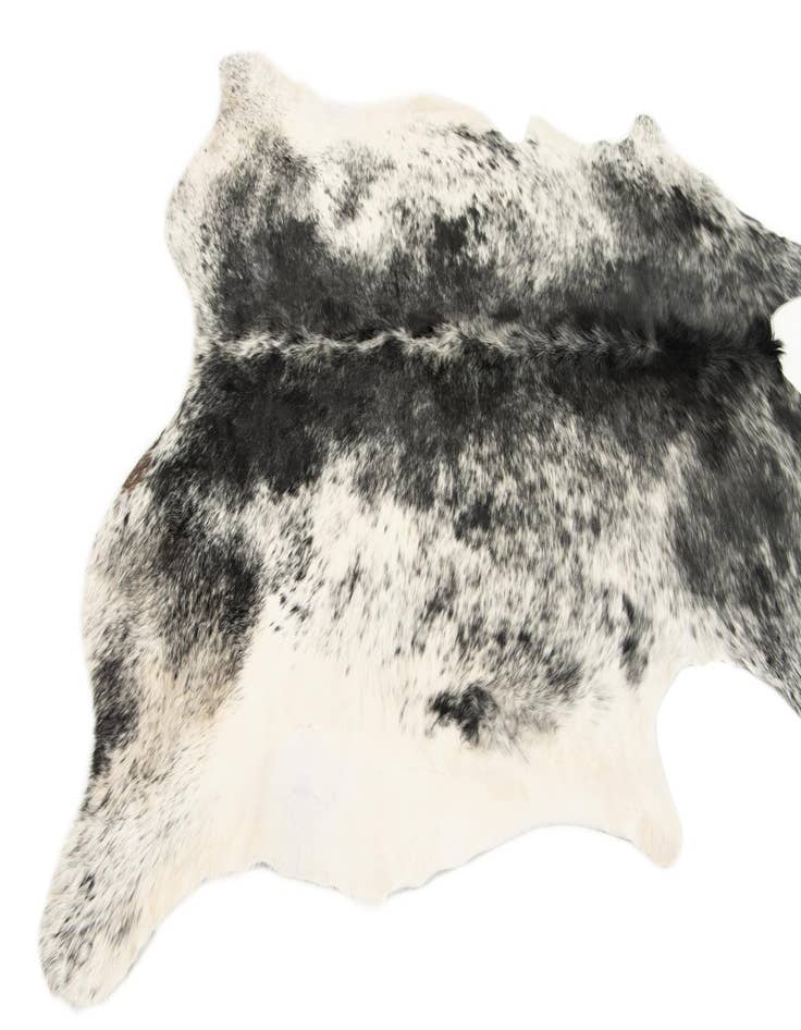 Detail image of  6' x 6' 8 Cowhide Leather Rug