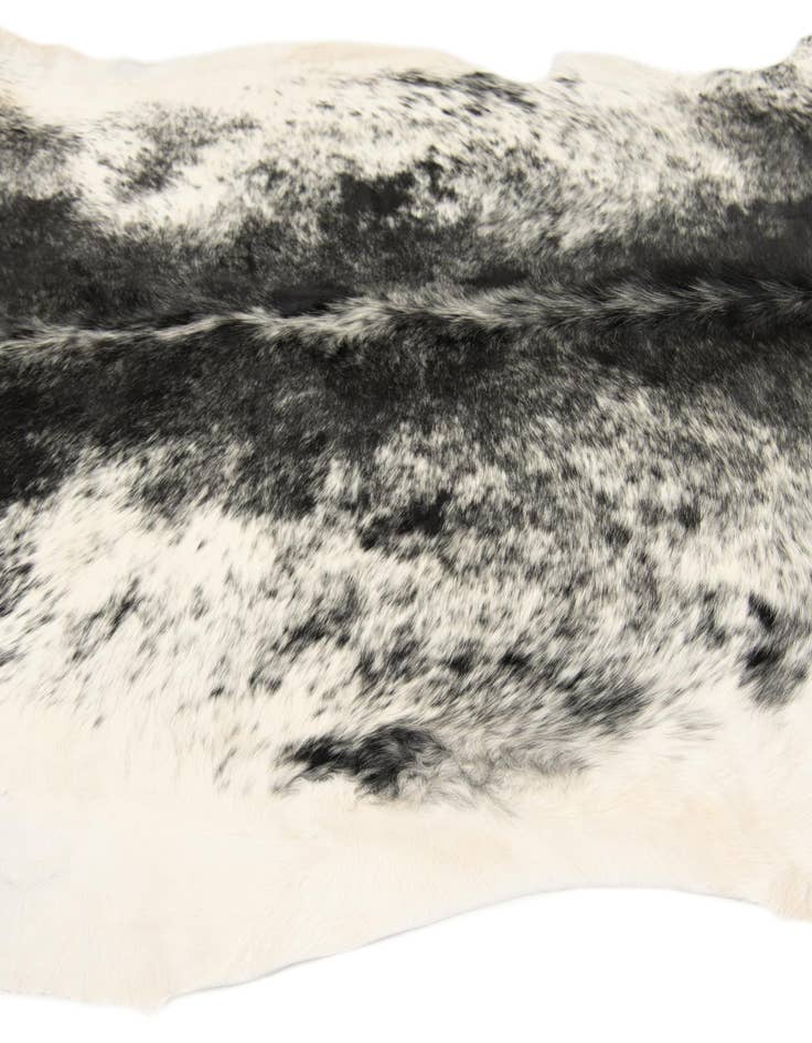 Detail image of  6' x 6' 8 Cowhide Leather Rug