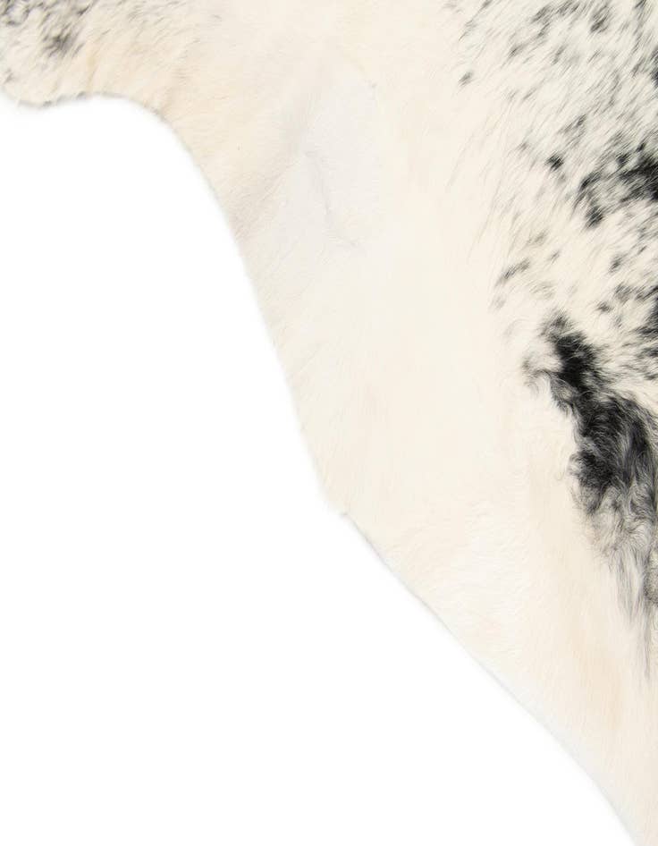 Detail image of  6' x 6' 8 Cowhide Leather Rug