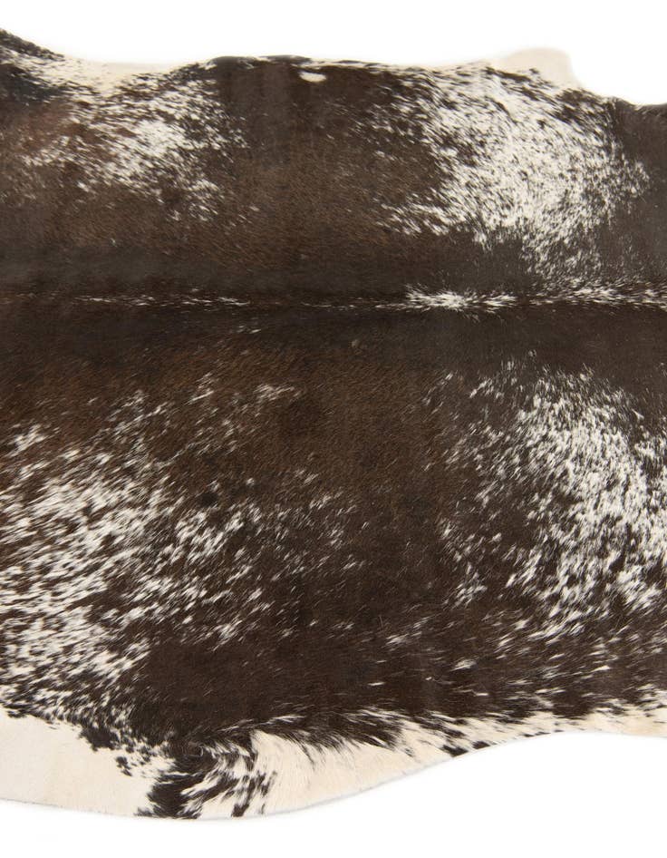 Detail image of  5' 7 x 6' 5 Cowhide Leather Rug