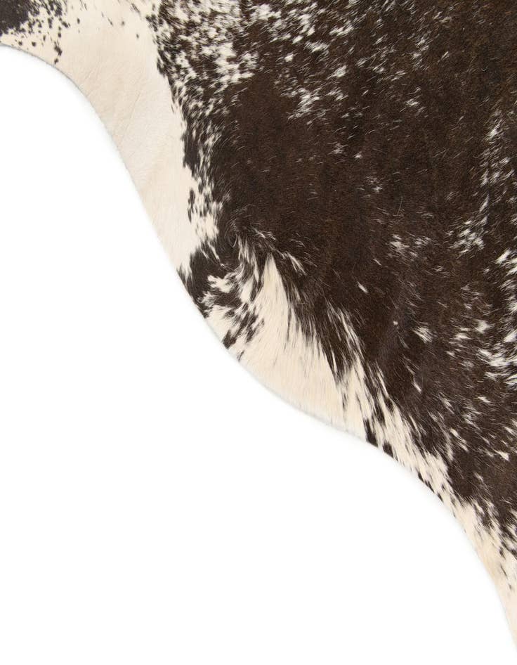 Detail image of  5' 7 x 6' 5 Cowhide Leather Rug