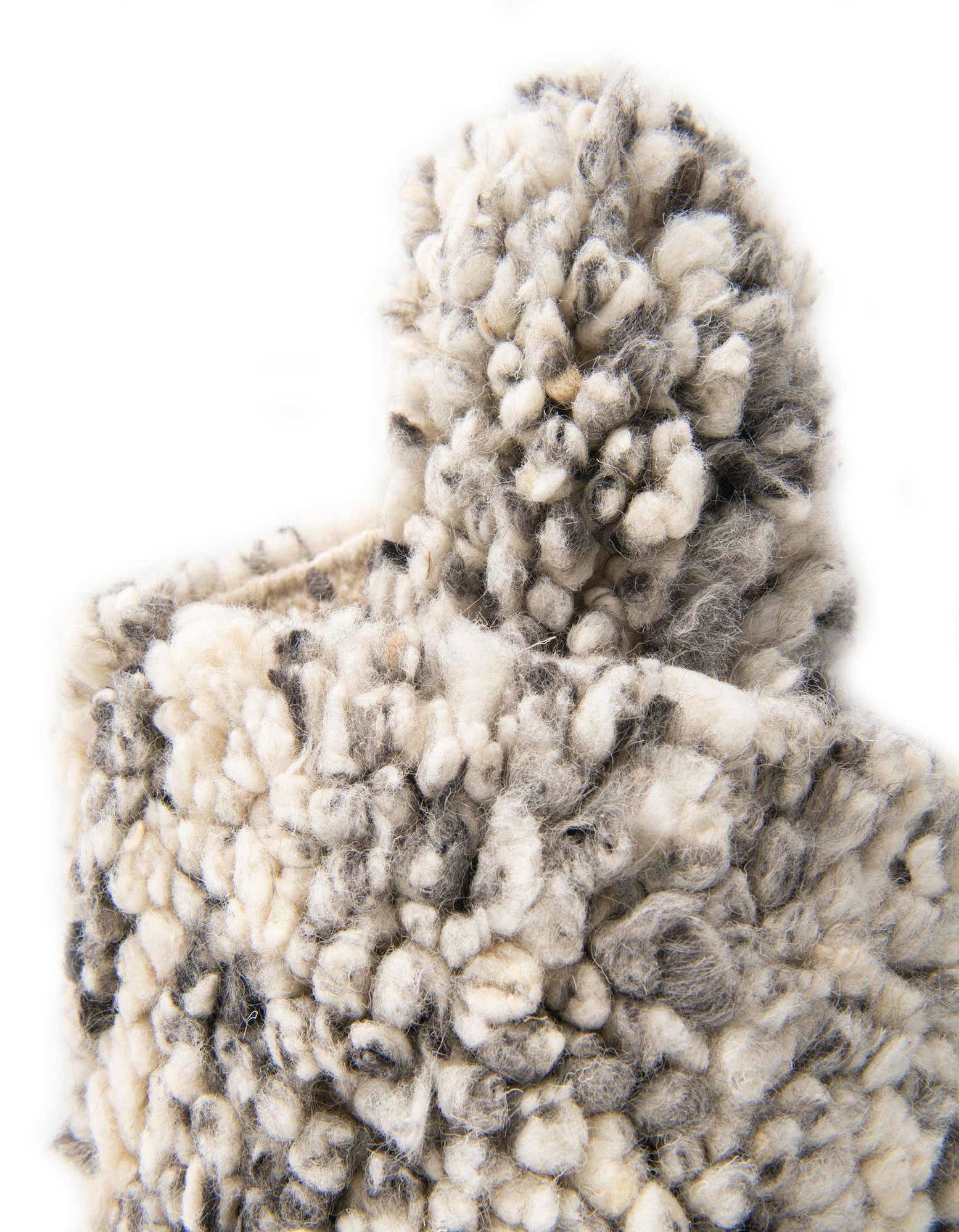 Salt and Pepper 7' 10 x 10' Hand Woven Haka Deluxe Shag Rug | Rugs.com