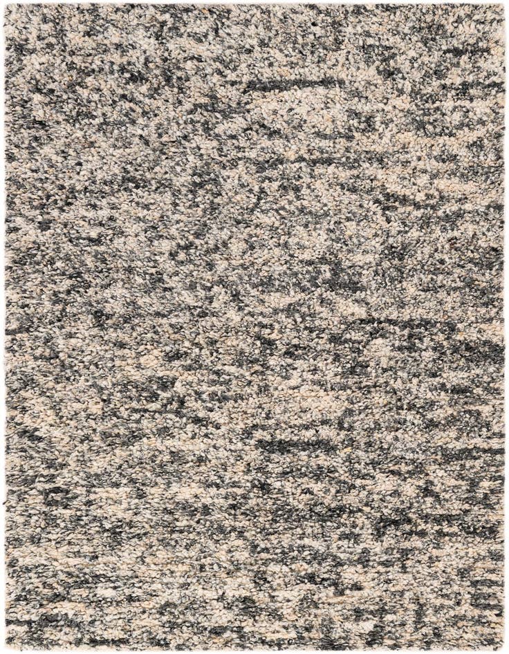 Detail image of  6' 1 x 9'  Hand Woven Haka Deluxe Shag Rug