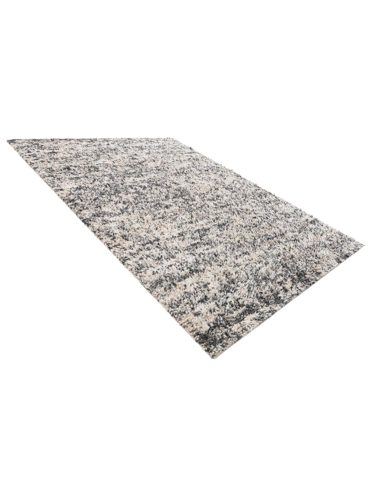Salt and Pepper 7' 10 x 10' Hand Woven Haka Deluxe Shag Rug | Rugs.com