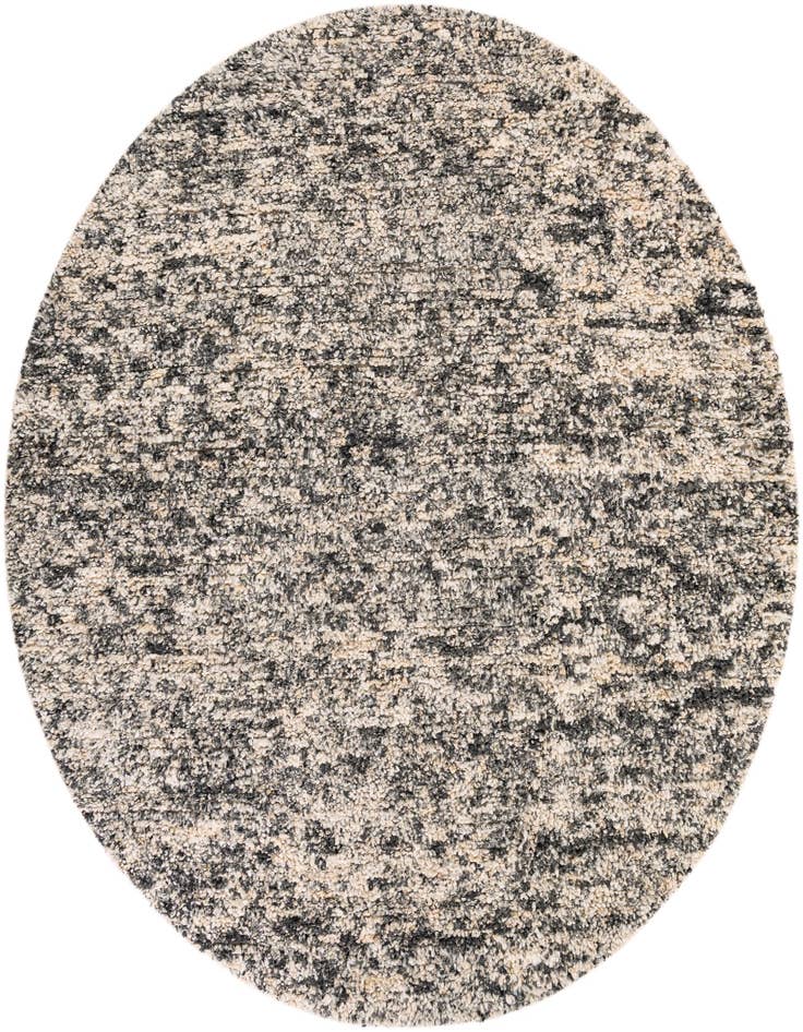 Detail image of  10' x 10'  Hand Woven Haka Deluxe Shag Round Rug