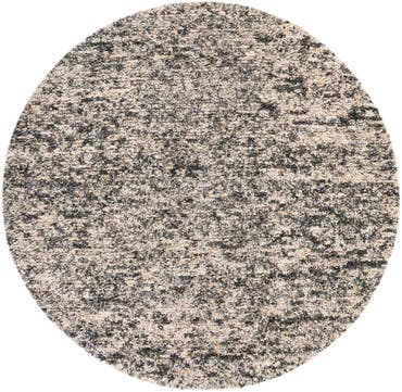  10' x 10'  Hand Woven Haka Deluxe Shag Round Rug