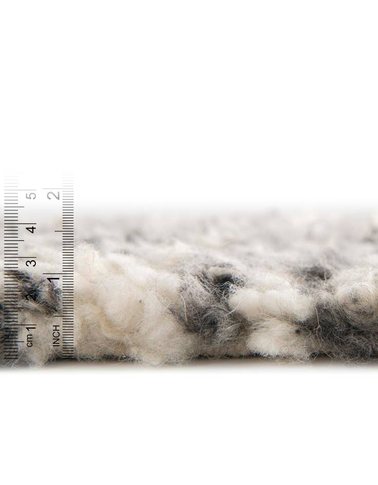 Detail image of  10' x 10'  Hand Woven Haka Deluxe Shag Round Rug