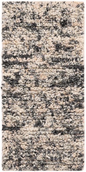  2' x 4' 1  Hand Woven Haka Deluxe Shag Runner Rug