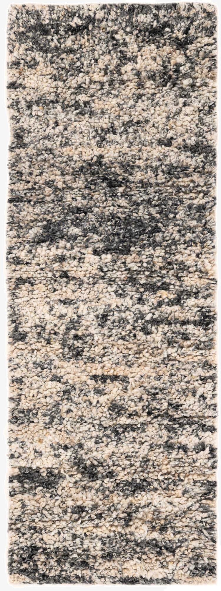  2' x 6' 1  Hand Woven Haka Deluxe Shag Runner Rug