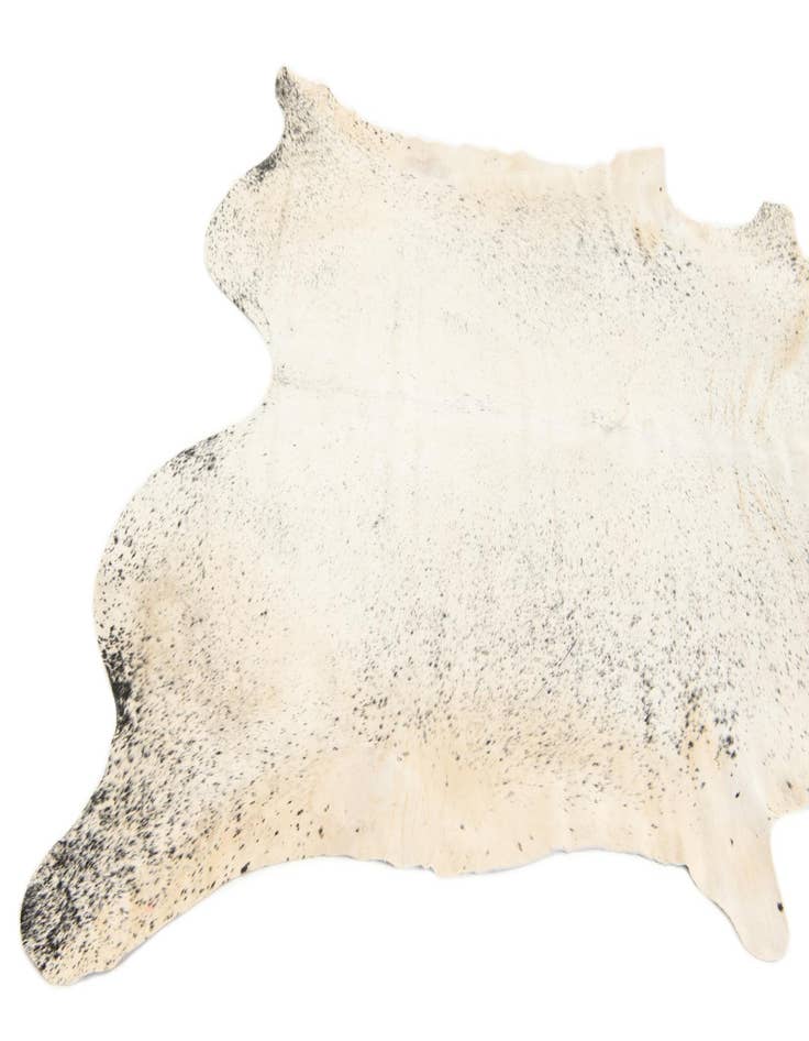 Detail image of  6' 7 x 6' 8 Cowhide Leather Square Rug