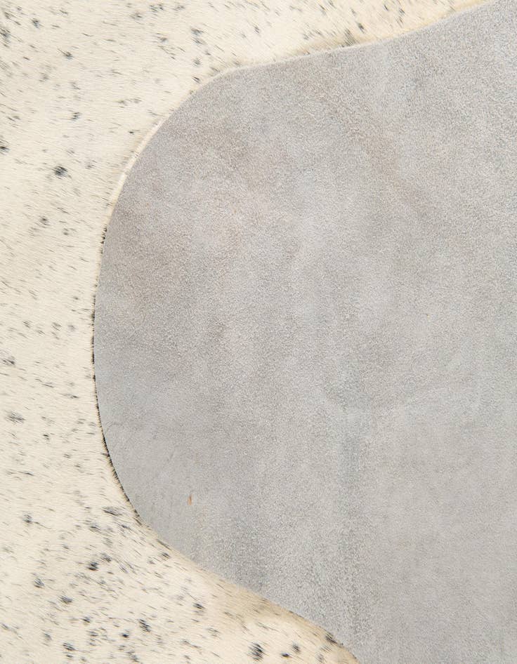 Detail image of  6' 7 x 6' 8 Cowhide Leather Square Rug