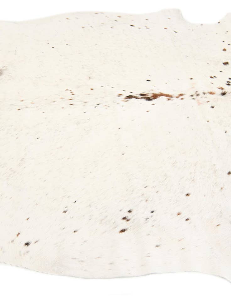 Detail image of  5' 1 x 6' 2 Cowhide Leather Square Rug