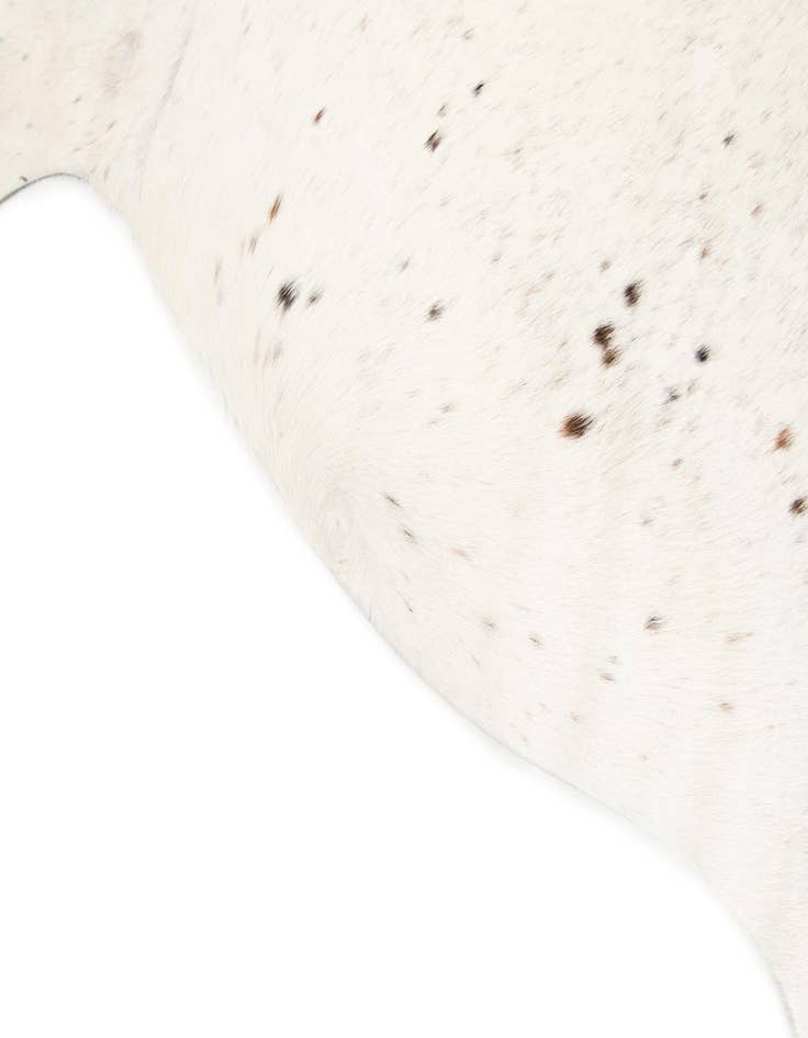 Detail image of  5' 1 x 6' 2 Cowhide Leather Square Rug