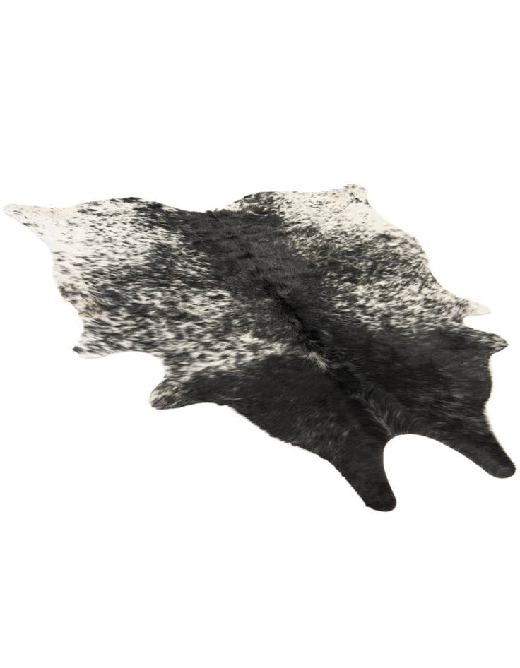 Detail image of  5' 3 x 5' 9 Cowhide Leather Square Rug