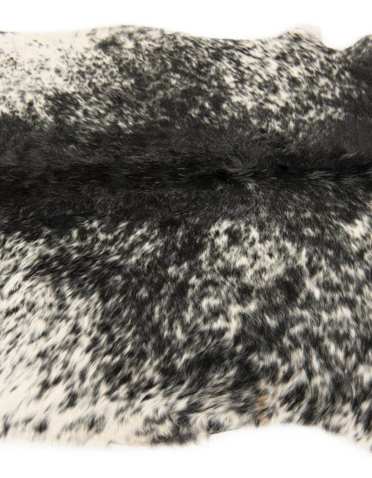 Detail image of  5' 3 x 5' 9 Cowhide Leather Square Rug