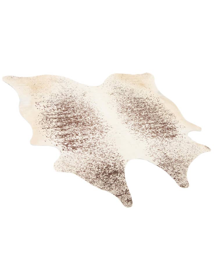 Detail image of  5' 7 x 5' 7 Cowhide Leather Square Rug