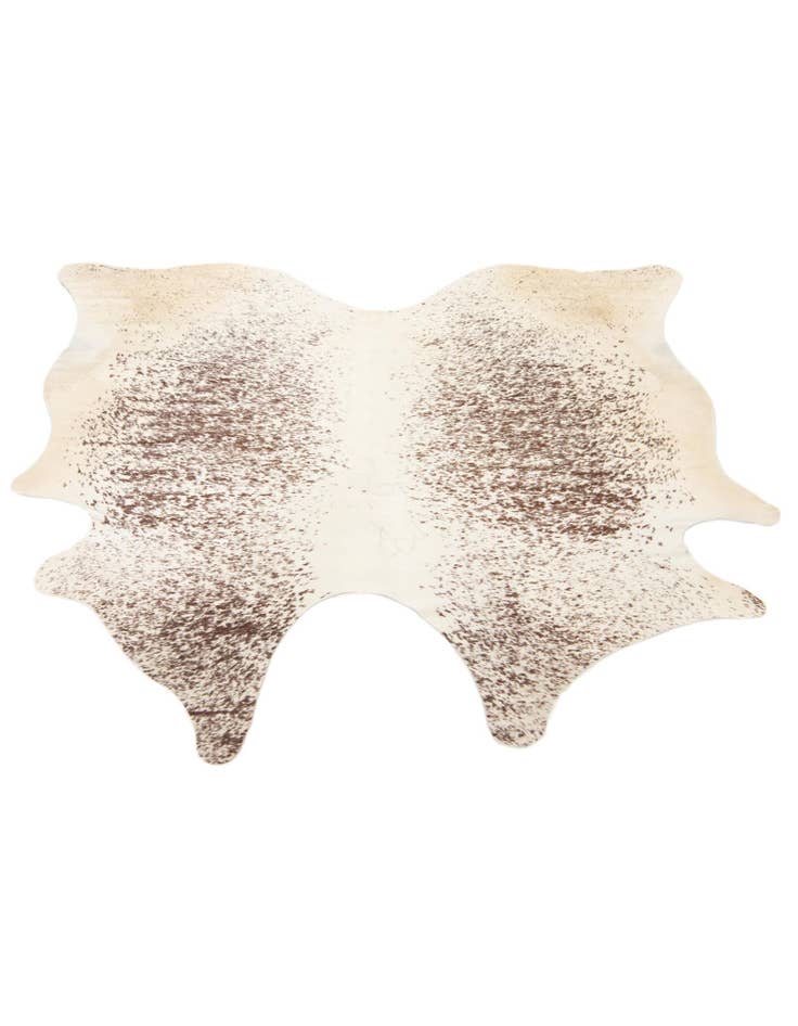 Detail image of  5' 7 x 5' 7 Cowhide Leather Square Rug