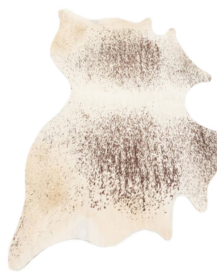 Detail image of  5' 7 x 5' 7 Cowhide Leather Square Rug
