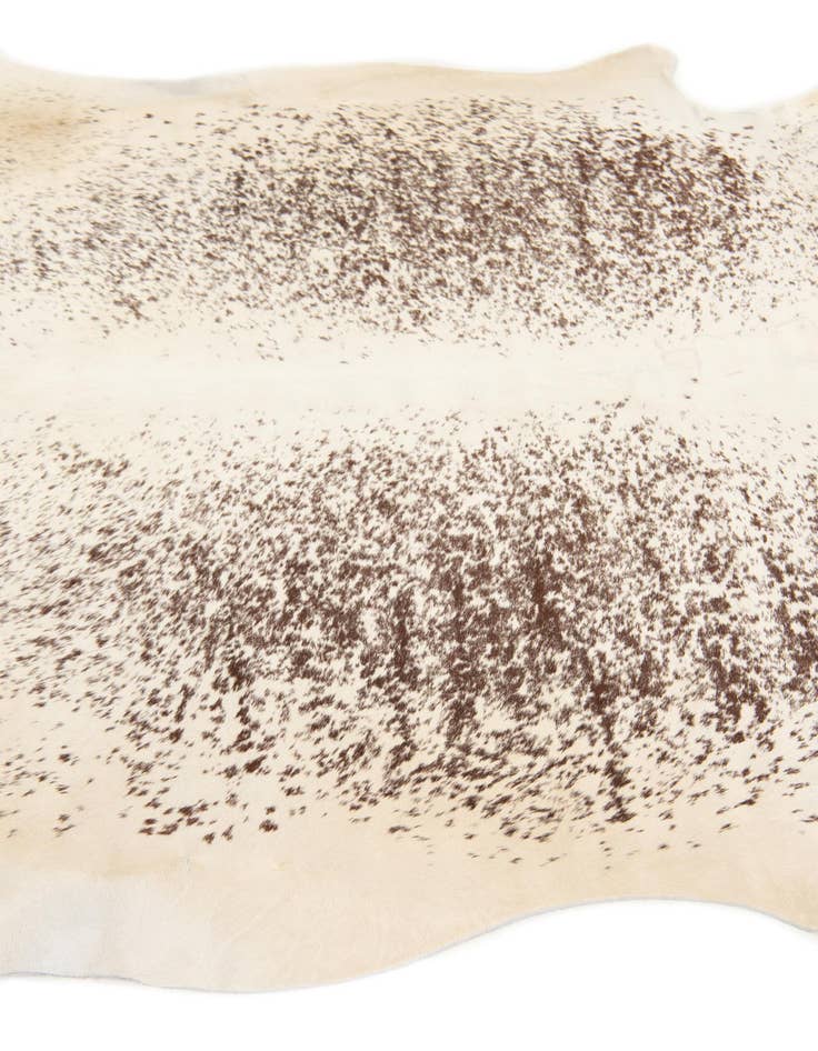 Detail image of  5' 7 x 5' 7 Cowhide Leather Square Rug