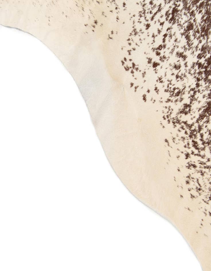 Detail image of  5' 7 x 5' 7 Cowhide Leather Square Rug