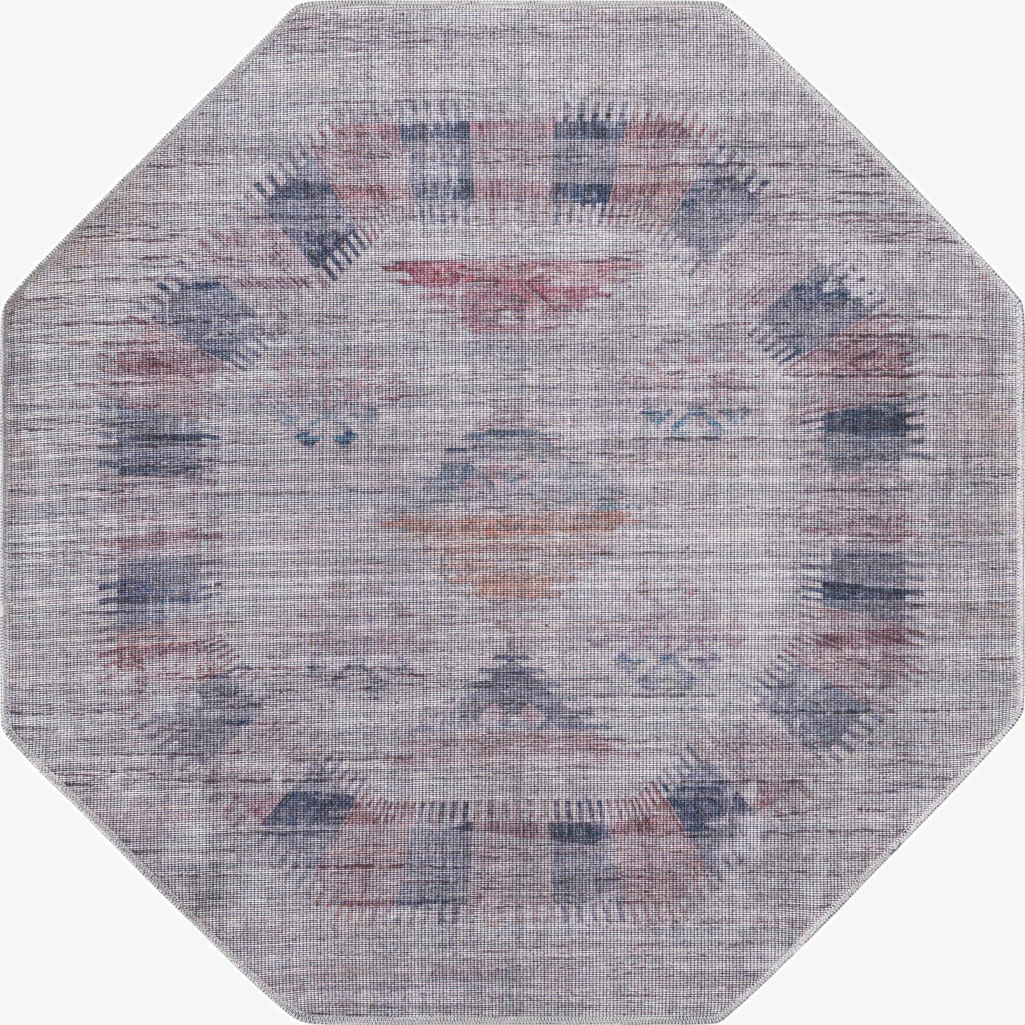  5' 3 x 5' 3  Washable Sisu Octagon Rug