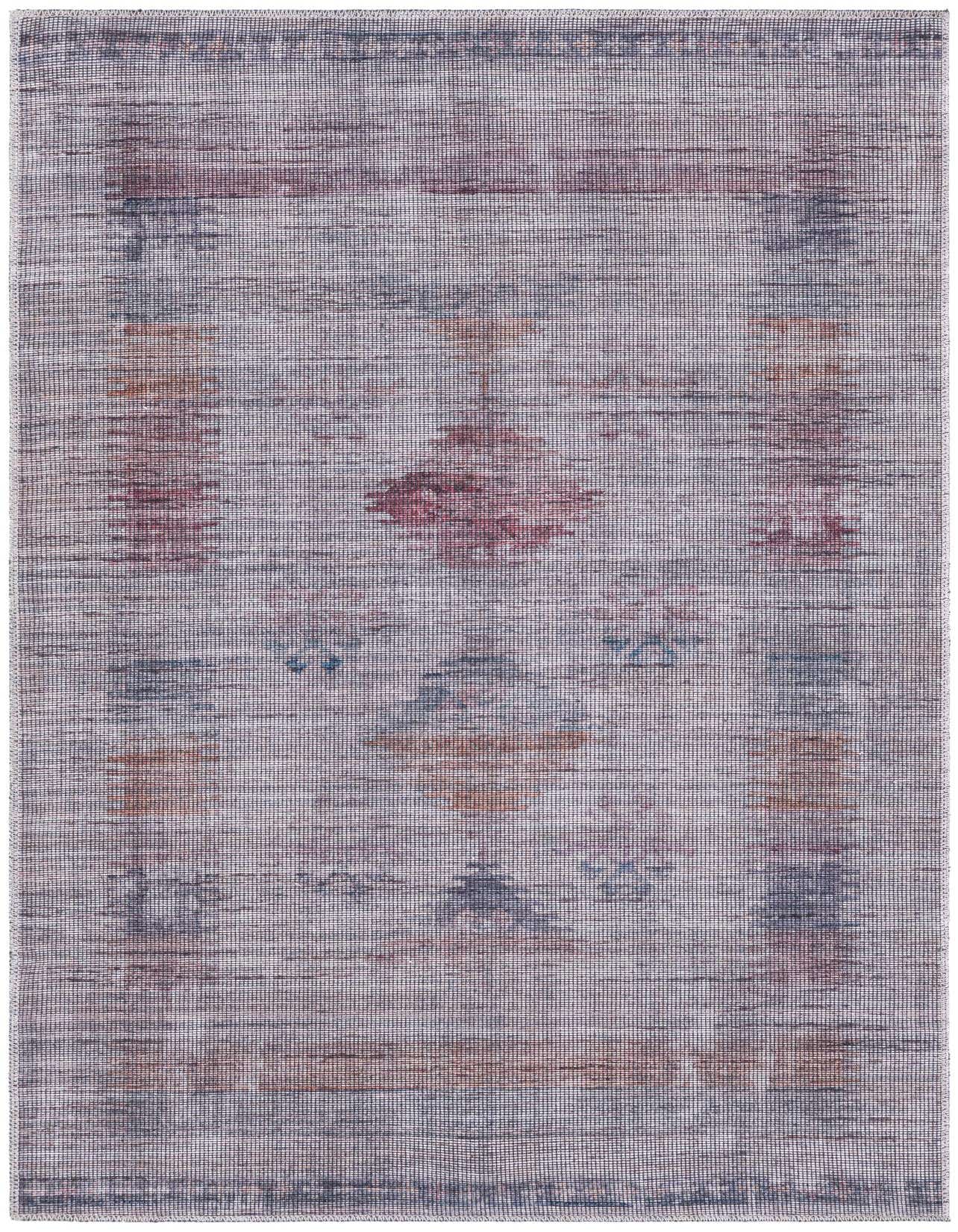 A rectangular 4x6 Sisu rug featuring a faded Southwestern and tribal pattern in ivory, cream, and subtle hints of blue and rust.