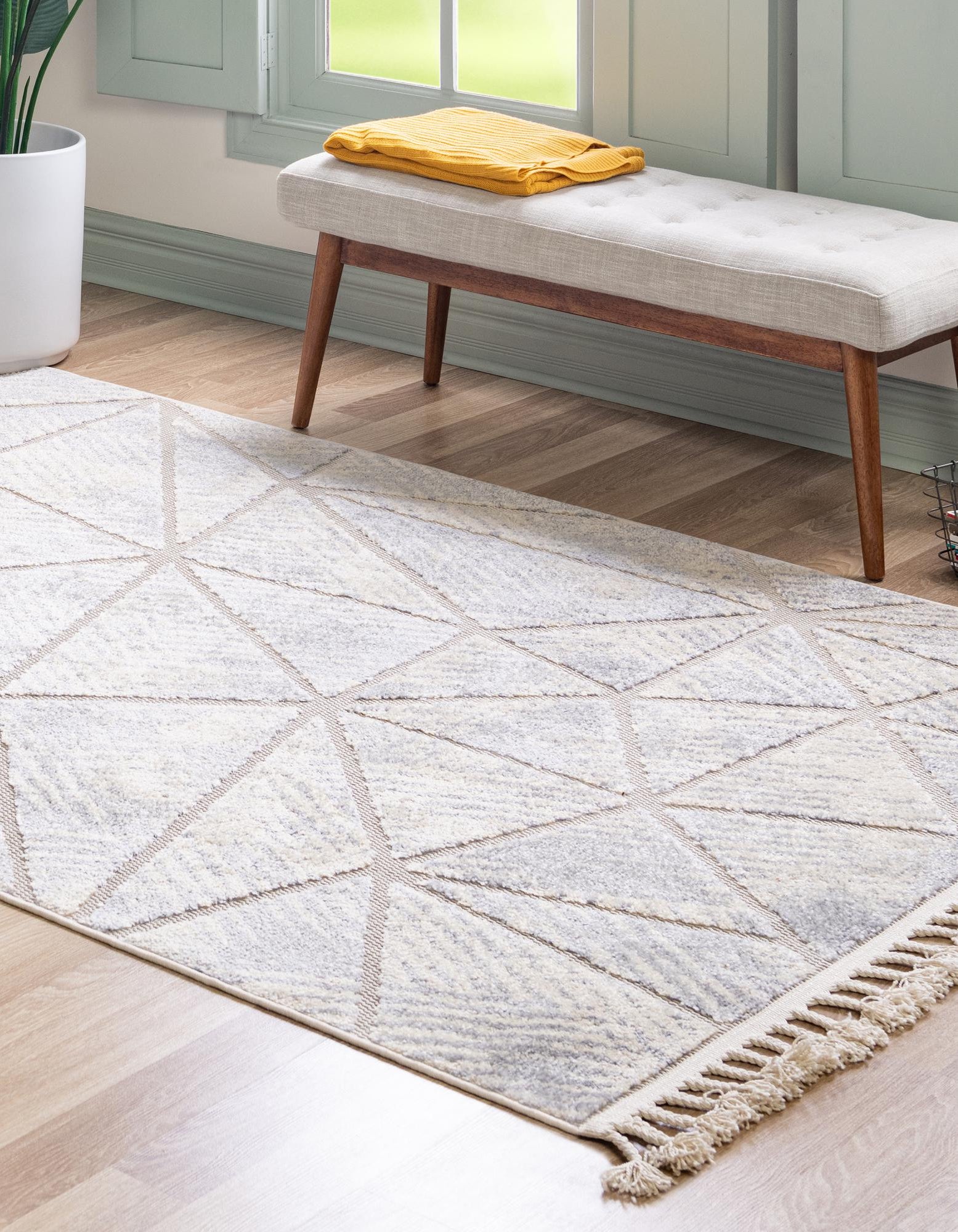 Sandy Beige 7' 10 x 10' Oakleigh Arlo Rug | Rugs.com