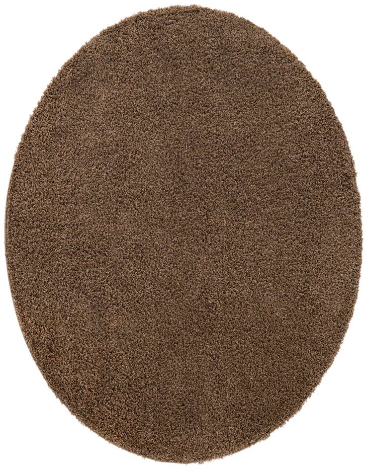 Detail image of  7' 10 x 7' 10 Solid Shag Round Rug