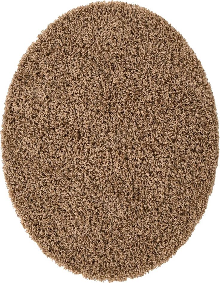 Detail image of  3' x 3' Solid Shag Round Rug