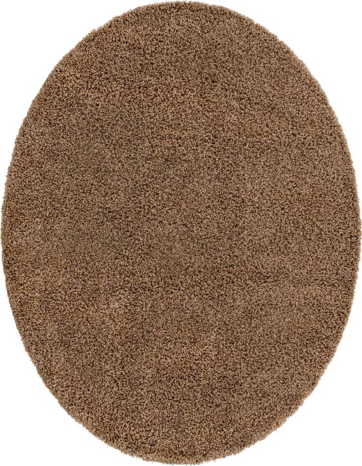 Detail image of  7' x 7' Solid Shag Round Rug