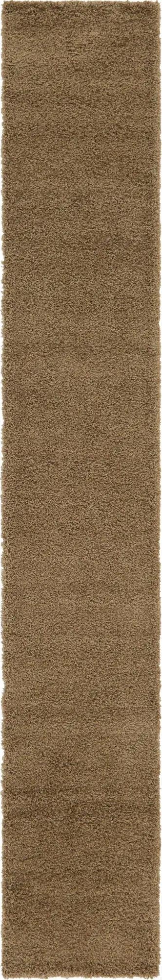  2' 7 x 16' 5 Solid Shag Runner Rug