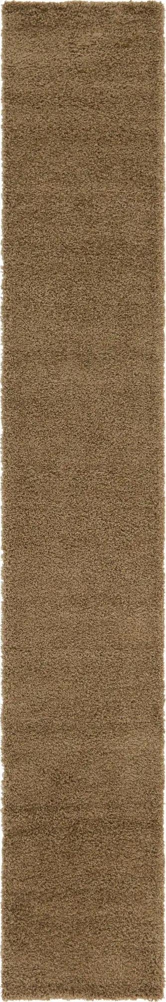  2' 7 x 19' 8 Solid Shag Runner Rug