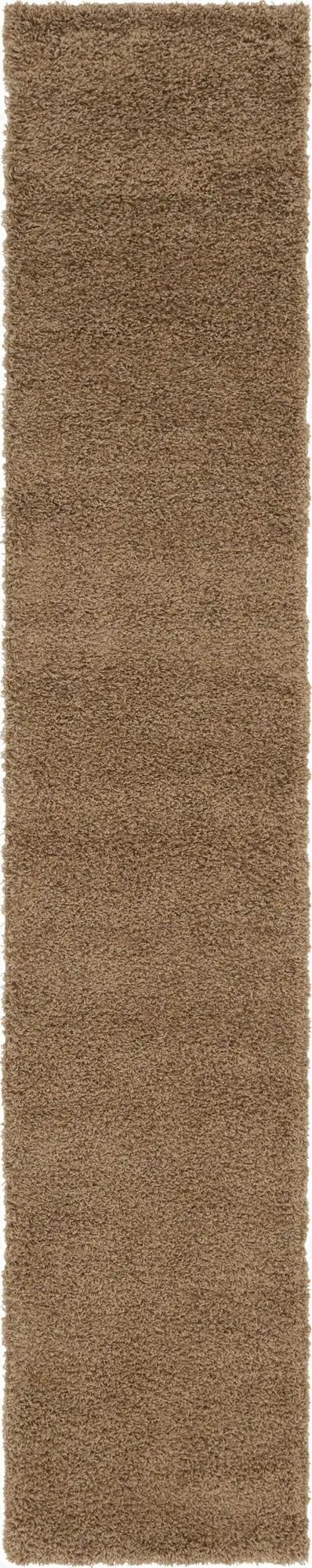  2' 7 x 13' Solid Shag Runner Rug