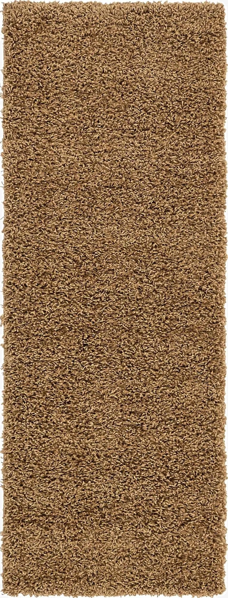  2' x 6' Solid Shag Runner Rug