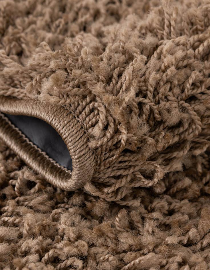 Detail image of  7' 10 x 7' 10 Solid Shag Square Rug