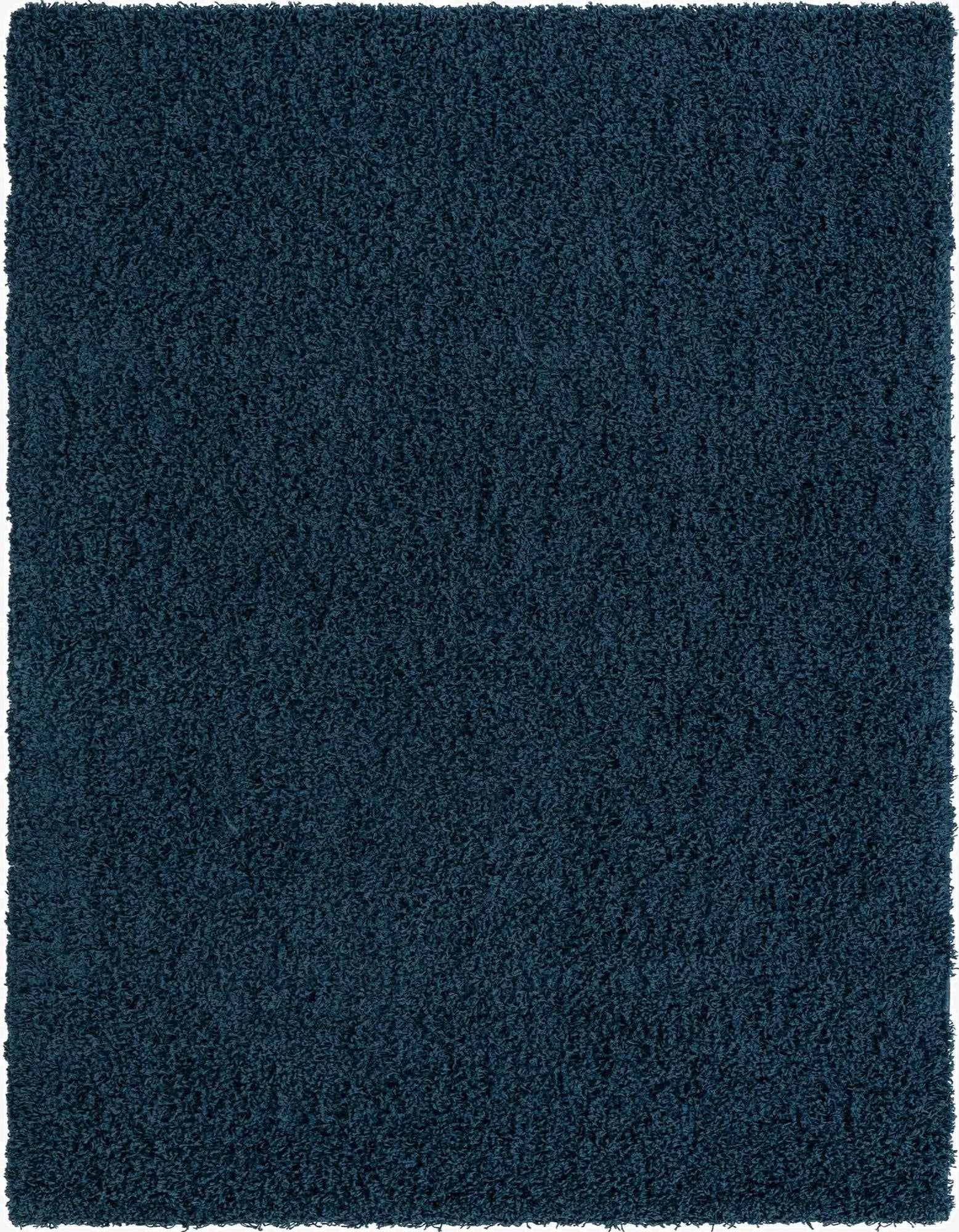  9' x 12' Solid Shag Rug